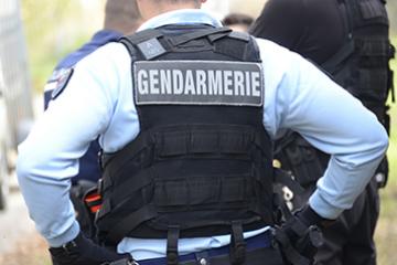 Gendarme, intervention uniform of a french policman