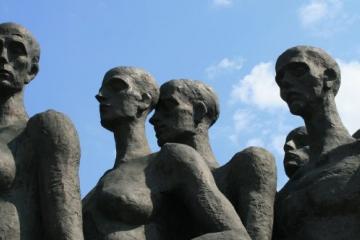 Monument commémorant les victimes de l’holocauste au Parc de la Victoire à Moscou.